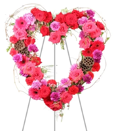Heartfelt Array Standing Wreath