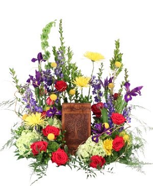 Everlasting Praise Cremation Flowers (urn not included)