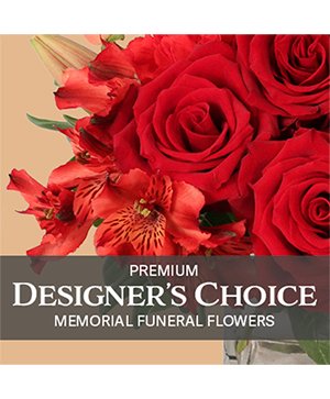 Premium Memorial Flowers Premium Designer's Choice