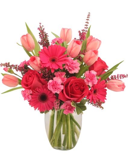 Sweet Pink Mystique Arrangement - Image 2