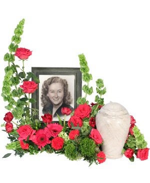 Tender Memorial Cremation Flowers (urn/frame not included)